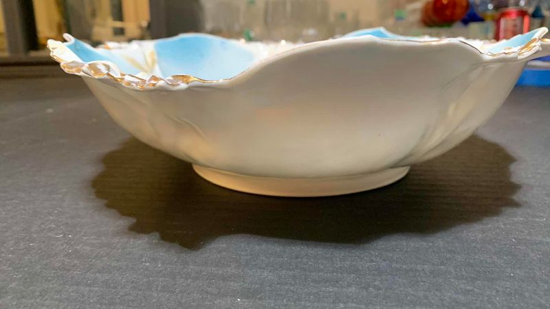 Photo 1 of ANTIQUE RS PRUSSIA PORCELAIN BOWL 10” WIDE
