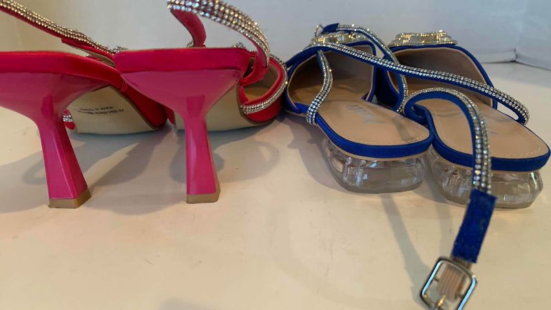Photo 1 of 2-PAZZLE EVENING WEAR SHOES SIZE 7.5 AND 8