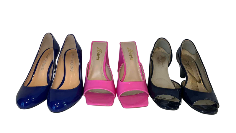 Photo 1 of 3-EVENING HEELS SIZE 7.5
