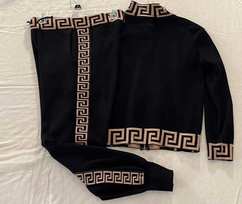 Photo 1 of FAUX VERSACE MEDUSA TWO PIECE SUIT SIZE SMALL