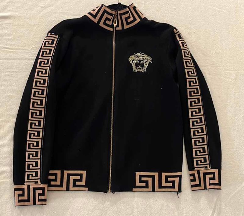 Photo 1 of FAUX VERSACE MEDUSA TWO PIECE SUIT SIZE SMALL
