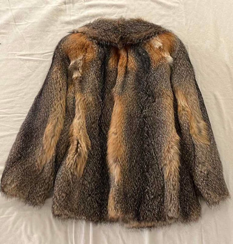 Photo 1 of GRAY FOX FUR JACKET WITH APPRAISAL SIZE SMALL
