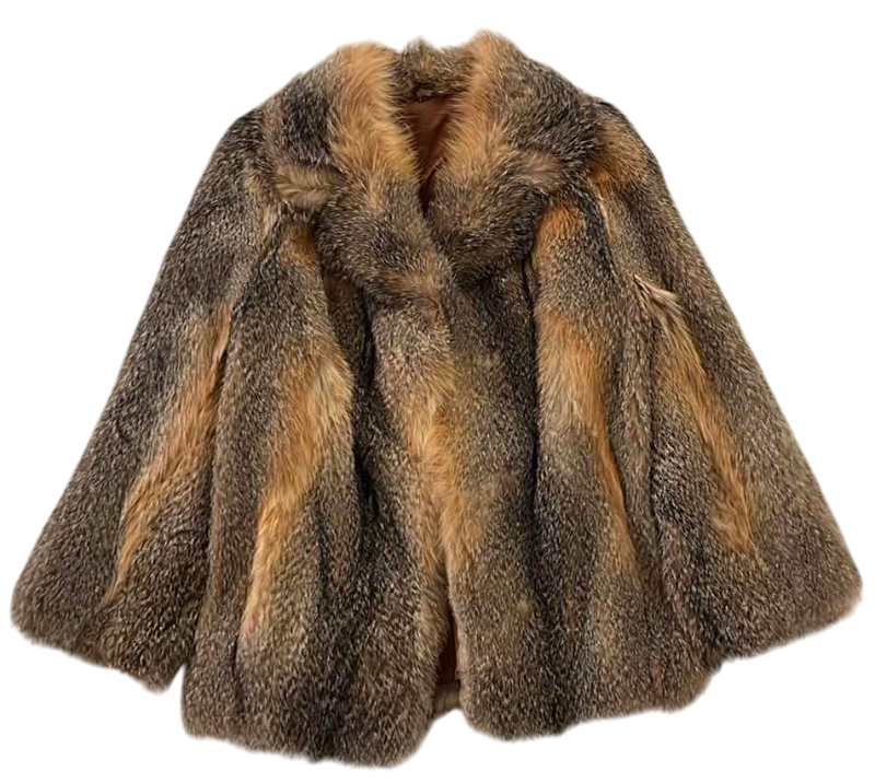 Photo 1 of GRAY FOX FUR JACKET WITH APPRAISAL SIZE SMALL