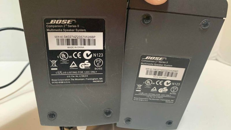 Photo 1 of BOSE COMPUTER SPEAKERS MODEL COMPANION 2 SERIES II