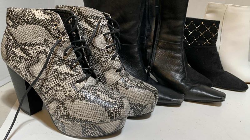 Photo 1 of 4-WOMENS ANKLE BOOTS SIZE 6.5-8