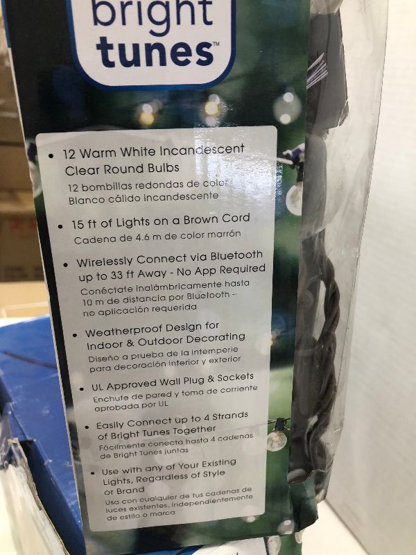 Photo 1 of 4-BRIGHT TUNES STRING LIGHTS WITH 4 BLUETOOTH SPEAKERS