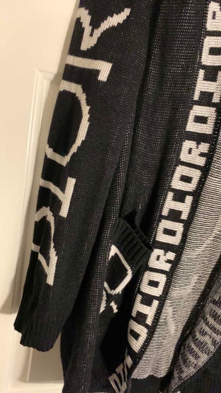 Photo 1 of FAUX CHRISTIAN DIOR KNIT HOODED SWEATER SIZE L