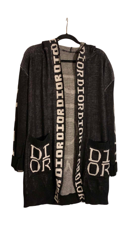 Photo 1 of FAUX CHRISTIAN DIOR KNIT HOODED SWEATER SIZE L