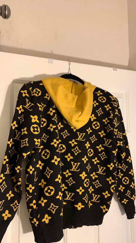 Photo 1 of FAUX LOUIS VUITTON KNIT SWEATER SIZE M