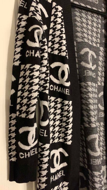 Photo 1 of FAUX CHANEL KNIT SWEATER SIZE L