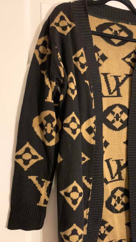 Photo 1 of FAUX LOUIS VUITTON KNIT SWEATER SIZE L