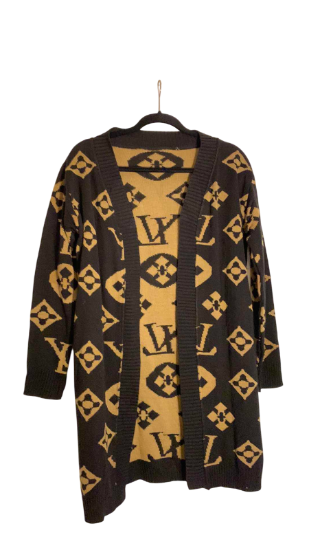 Photo 1 of FAUX LOUIS VUITTON KNIT SWEATER SIZE L