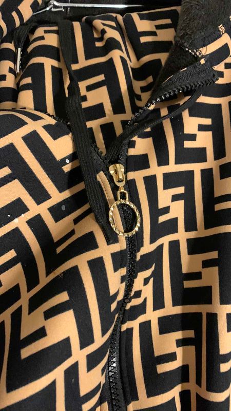 Photo 1 of FAUX FENDI HOODED WORK OUT SUIT SIZE M