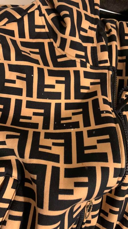 Photo 1 of FAUX FENDI HOODED WORK OUT SUIT SIZE M