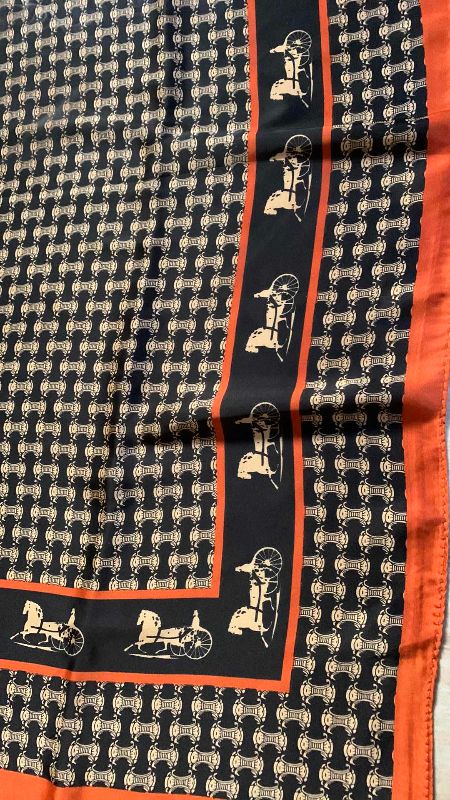 Photo 1 of FAUX HERMES SCARF 27” X 26”