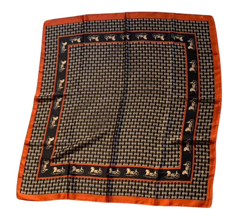 Photo 1 of FAUX HERMES SCARF 27” X 26”
