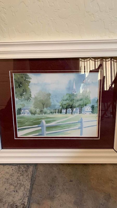 Photo 1 of 2-FRAMED ARTWORK PIECES 20” X 23”