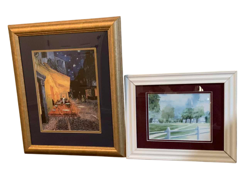 Photo 1 of 2-FRAMED ARTWORK PIECES 20” X 23”
