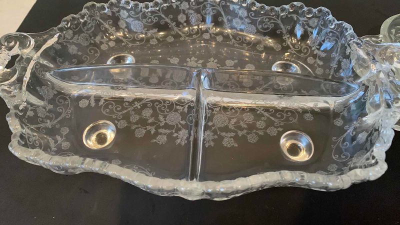 Photo 1 of 4-CRYSTAL CANDY DISHES