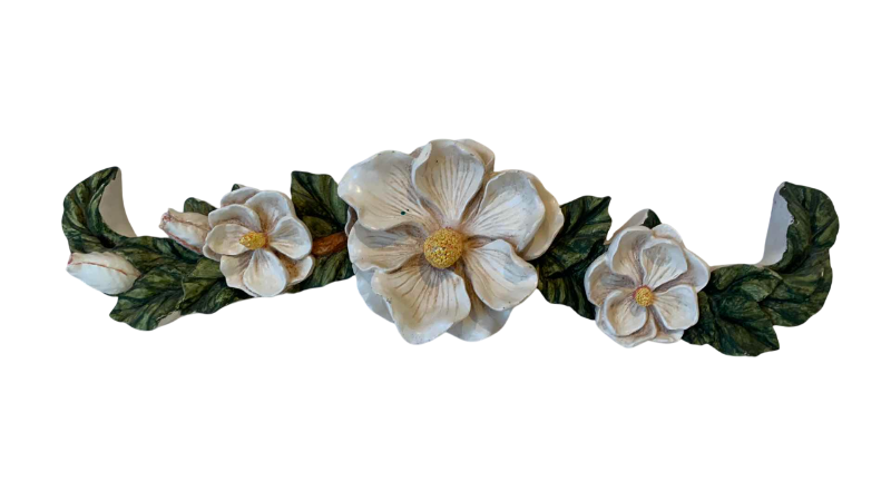 Photo 1 of MAGNOLIA RESIN WALL HANGING 22” WIDE