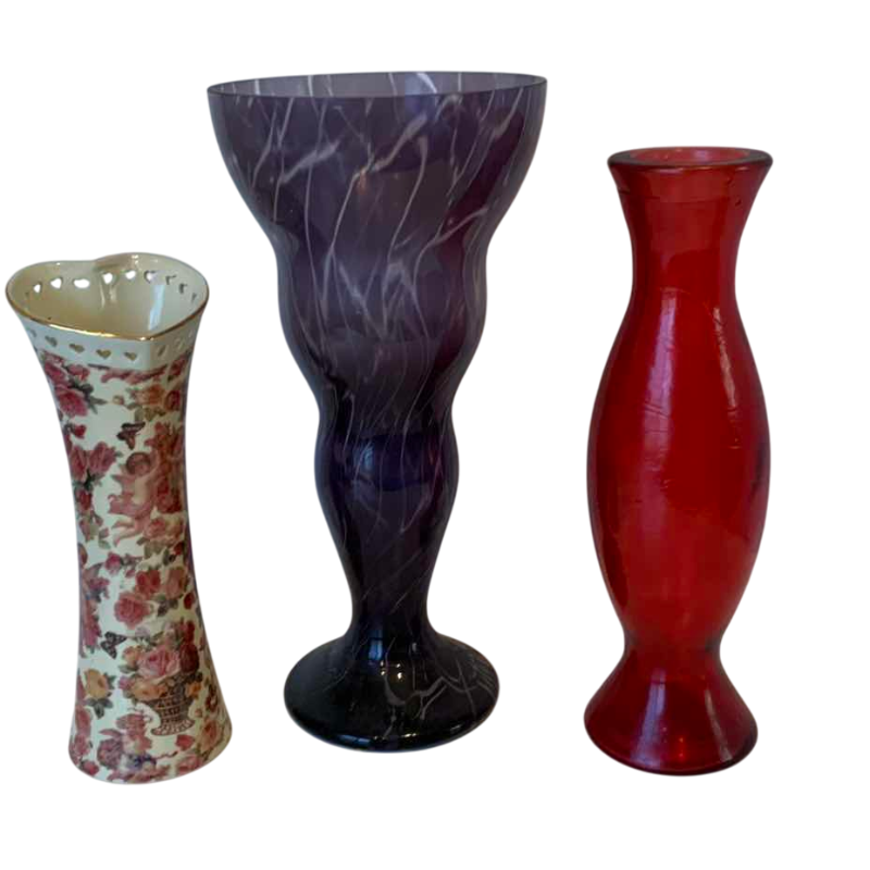 Photo 1 of 3-VASES TALLEST IS 13”