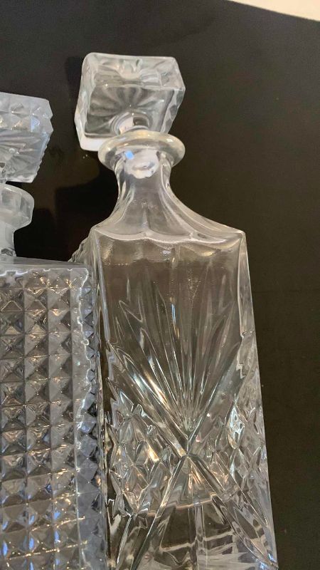 Photo 1 of 4-CRYSTAL LIQUOR DECANTERS