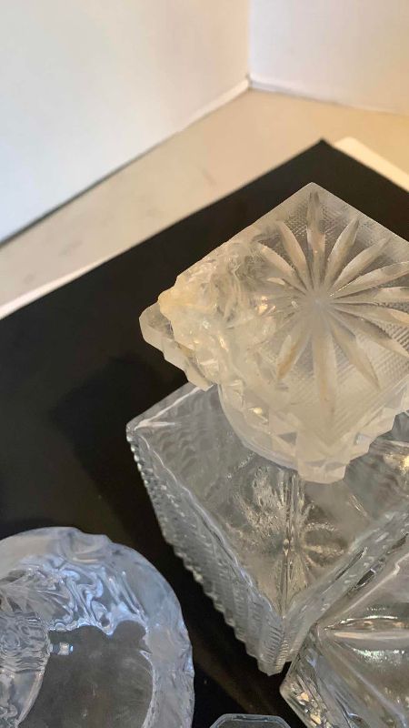 Photo 1 of 4-CRYSTAL LIQUOR DECANTERS