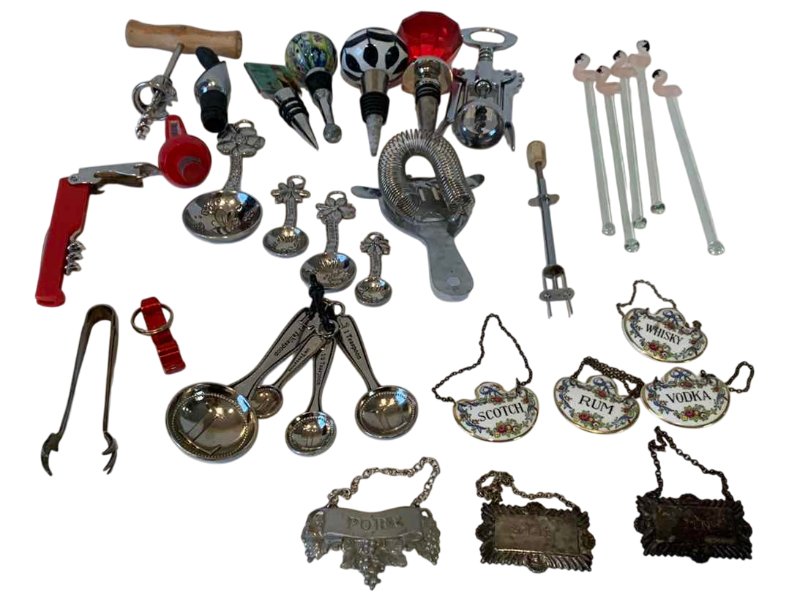 Photo 1 of ASSORTED BARWARE