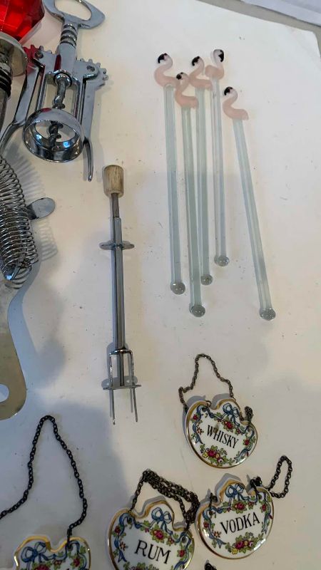 Photo 1 of ASSORTED BARWARE