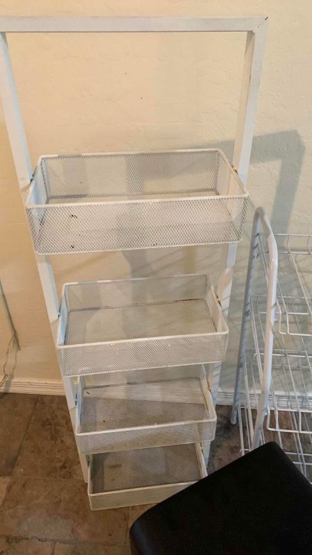 Photo 1 of SHOE RACK AND SHELVES