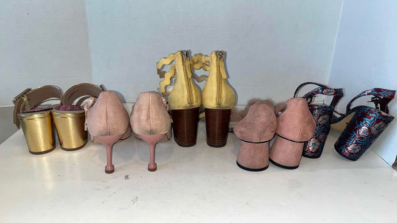 Photo 1 of 5-EVENING HEELS SIZE 7