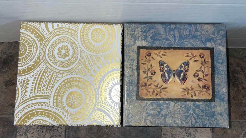 Photo 1 of STORAGE BOXES WITH CRAFTS ITEMS