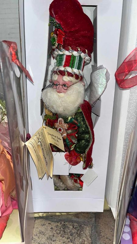 Photo 1 of HALLMARK WISH SISTERS DOLLS AND MARK ROBERTS CHRISTMAS ORNAMENT