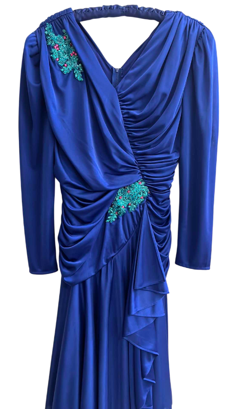 Photo 1 of FILIGREE EVEING OUT BLUE BEADED DRESS SIZE 10