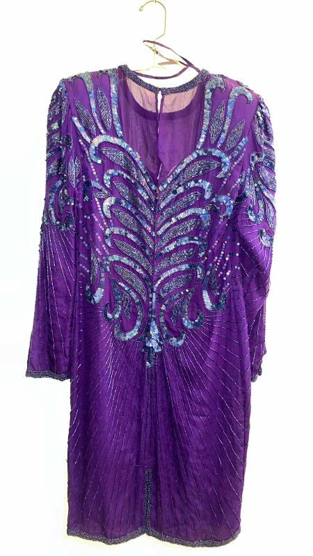Photo 1 of MASION MAGIQUE EMBROIDERED AND BEADED PARTY DRESS  SIZE SMALL
