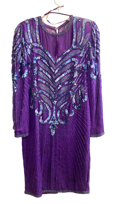 Photo 1 of MASION MAGIQUE EMBROIDERED AND BEADED PARTY DRESS  SIZE SMALL