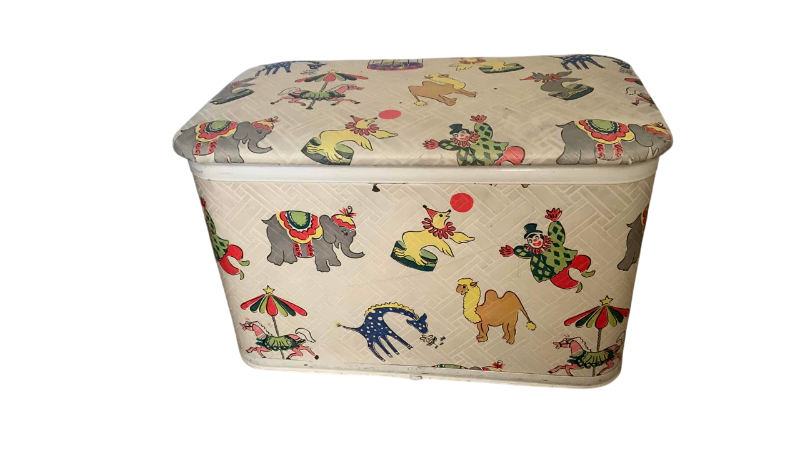 Photo 1 of VINTAGE PEARL WICK TOY CHEST 24” X 14” H 15”