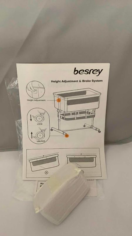 Photo 1 of BERSEY BABY BASSINET BED SIDE SLEEPER 36” X 22” H 38”