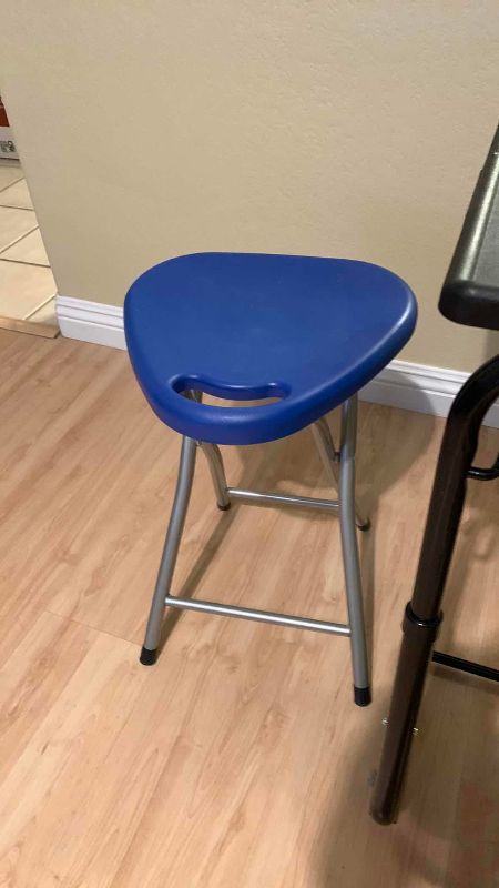 Photo 1 of PLASTIC TELEVISION DINING TABLE AND STOOL