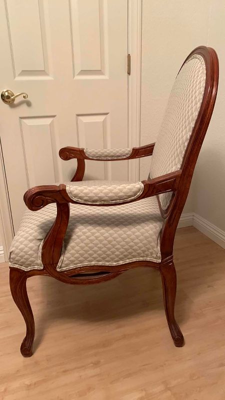 Photo 1 of VINTAGE MAHOGANY DINING CHAIR 28” X 28” H 43”