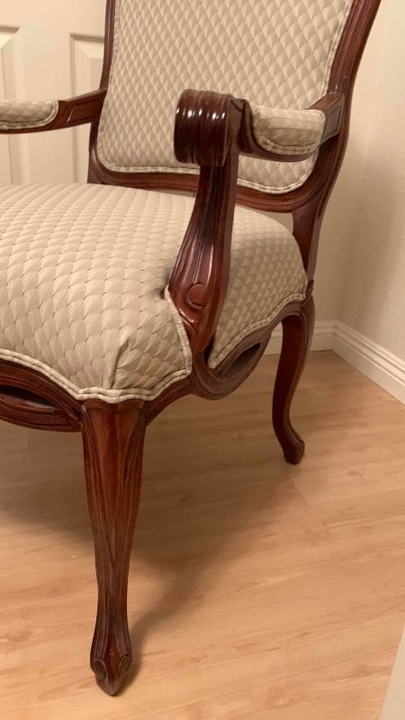 Photo 1 of VINTAGE MAHOGANY DINING CHAIR 28” X 28” H 43”