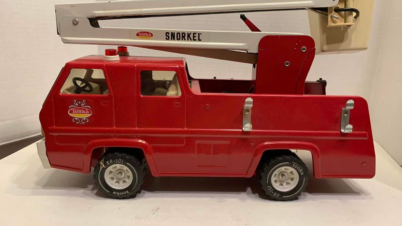 Photo 1 of VINTAGE 1970’S TONKA SNORKEL FIRE TRUCK WITH BUCKET