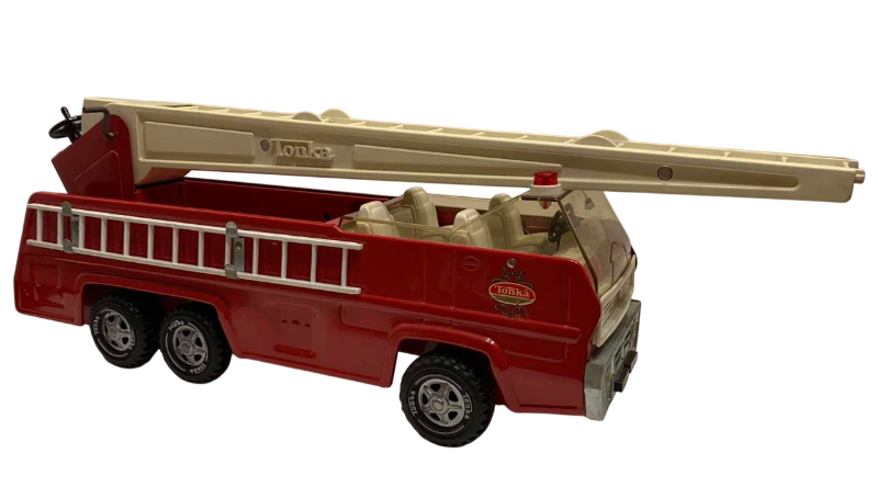 Photo 1 of VINTAGE 1970’S TONKA AERIAL LADDER FIRE TRUCK FULLY FUNCTIONAL LADDER EXTENDS AND RISES