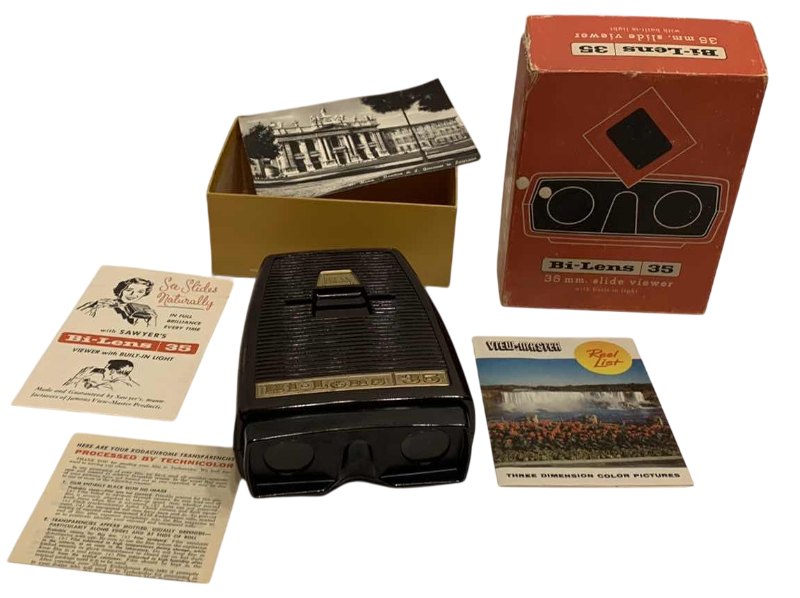 Photo 1 of VINTAGE VIEW-MASTER BI-LENS SLIDE VIEWER