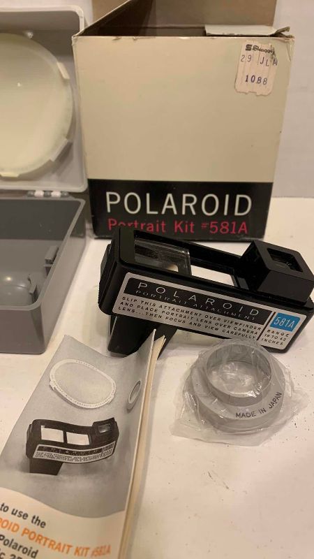 Photo 1 of VINTAGE POLAROID PORTRAIT KIT #581A