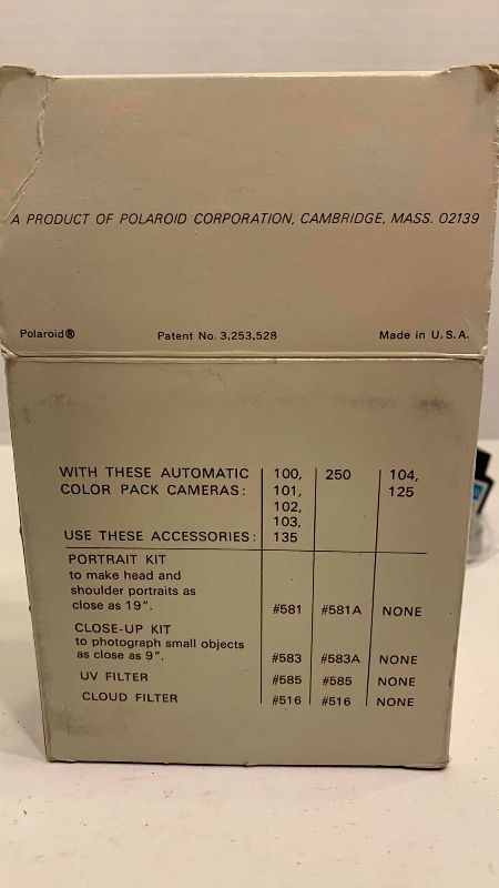 Photo 1 of VINTAGE POLAROID PORTRAIT KIT #581A