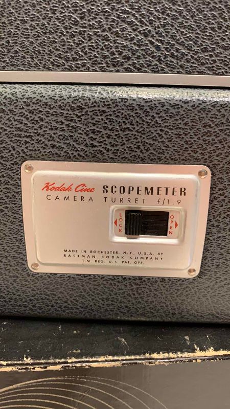 Photo 1 of VINTAGE KODAK CINE SCOPEMETER CAMERA TURRENT F/19
