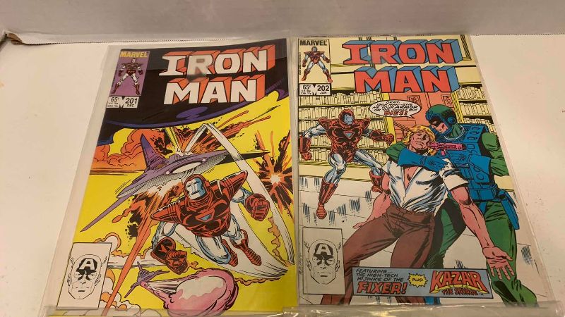 Photo 1 of MARVEL COMICS IRON MAN # 201,202,203,204