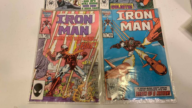 Photo 1 of MARVEL COMICS IRON MAN # 205,206,207,208