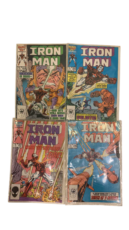 Photo 1 of MARVEL COMICS IRON MAN # 205,206,207,208